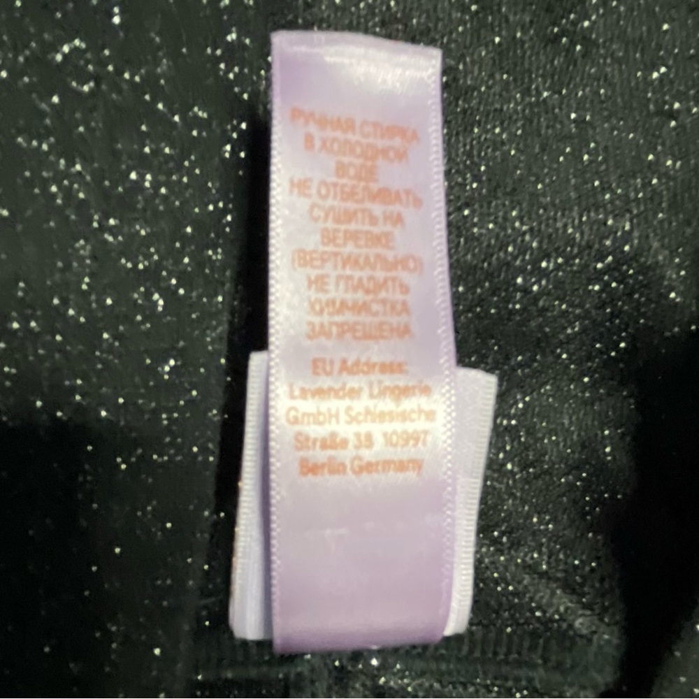 Savage x Fenty Jumpsuit Small Black Glitter Hooded Loungewear Zip Up Stretch - Picture 11 of 14